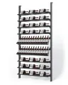 Picture of WEBKIT 6 - 89 Bottles, Modular metal wine rack- Frontenac