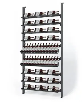 Picture of WEBKIT 6 - 89 Bottles, Modular metal wine rack- Frontenac