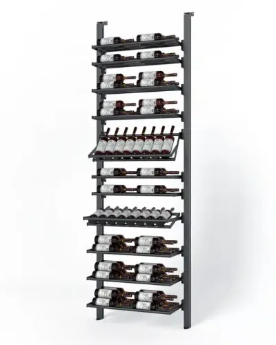Picture of WEBKIT 7 - 74 Bottles, Modular metal wine rack- Frontenac