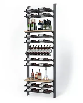 Picture of WEBKIT 11 - 104 Bottles, Modular metal wine rack- Frontenac