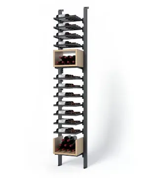 Picture of WEBKIT 14 - 52 Bottles, Modular metal wine rack- Frontenac