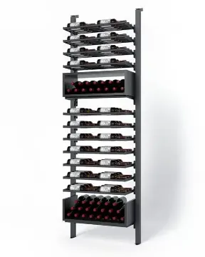 Picture of WEBKIT 14 - 105 Bottles, Modular metal wine rack- Frontenac