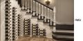 Picture of Helix Single 5 (minimalist wall mounted metal wine rack)
