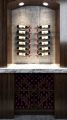 Picture of R Series Helix Dual 5 (minimalist wall mounted metal wine rack)