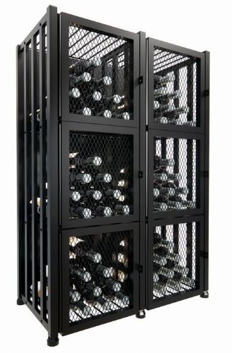 Picture of Case & Crate Short Two Wide Wine Locker | 96 bottles