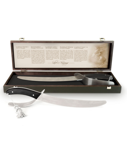 Picture of Pulltex Black Champagne Sword & Gift Box