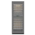 Picture of Cavavin, VINOA Full Glass Door 133-Bottle Wine Cabinet - Dual zone -  Dark Grey