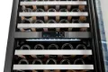 Picture of Cavavin, VINOA Full Glass Door 133-Bottle Wine Cabinet - Dual zone -  White