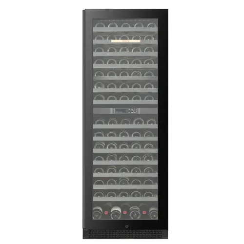 Picture of Cavavin, VINOA Full Glass Door 133-Bottle Wine Cabinet - Dual zone -  Black