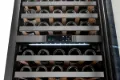 Picture of Cavavin, VINOA Full Glass Door 133-Bottle Wine Cabinet - Dual zone -  Black